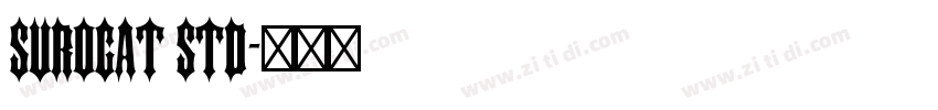 Surogat Std字体转换